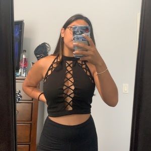 LF black cut out top! Millau